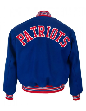 Varsity Boston Patriots 1965 Royal Blue Wool Jacket