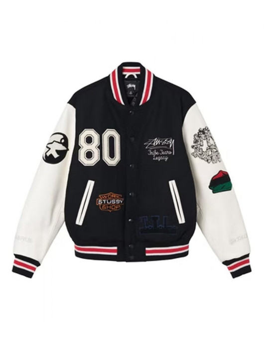 Varsity Denim Tears X Our Legacy TTL Black and White Jacket