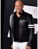 Vin Diesel Bloodshot Black Leather Jacket