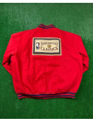 Vintage 90s Jeff Hamilton Hwc Nba Patch Heavy Varsity Jacket