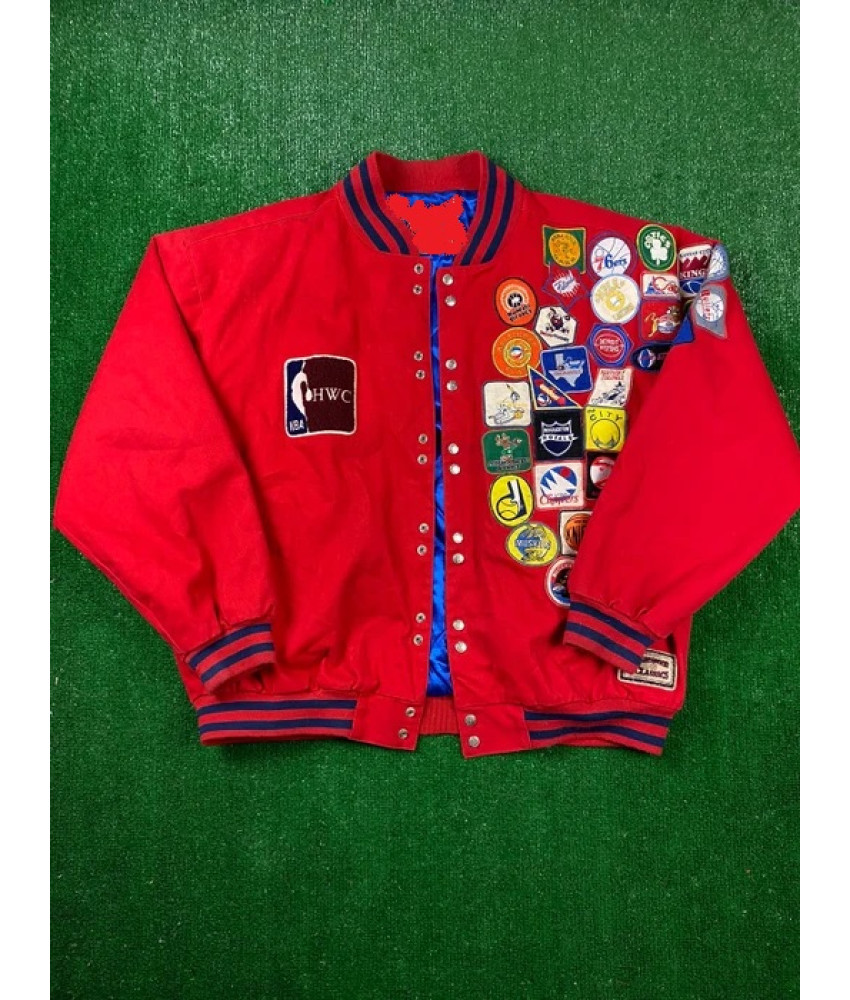 Online Vintage Store, 90's Men Varsity Jacket