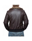 Vulture Spiderman Homecoming Brown Leather Jacket