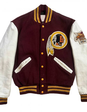 Washington Red Letterman Jacket