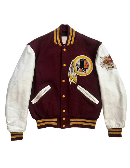 Washington Red Letterman Jacket