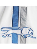 White/Blue Detroit Lions Clean Up Throwback Satin Jacket