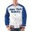 White/Blue New York Knicks Renegade Varsity Satin Jacket