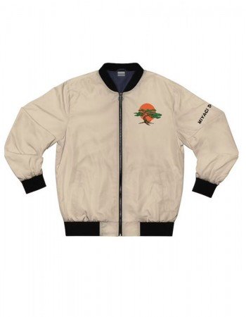 White Miyagi Do Karate Satin Jacket