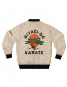 White Miyagi Do Karate Satin Jacket