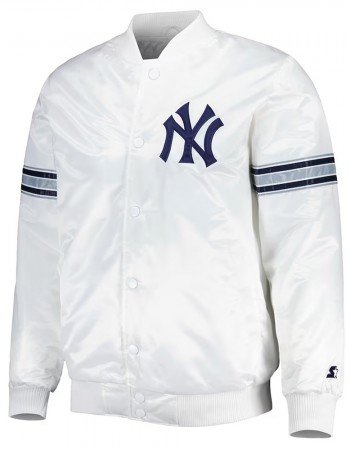 White Power Forward New York Yankees Jacket