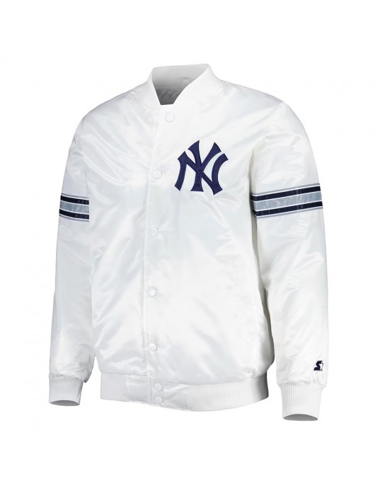 White Power Forward New York Yankees Jacket
