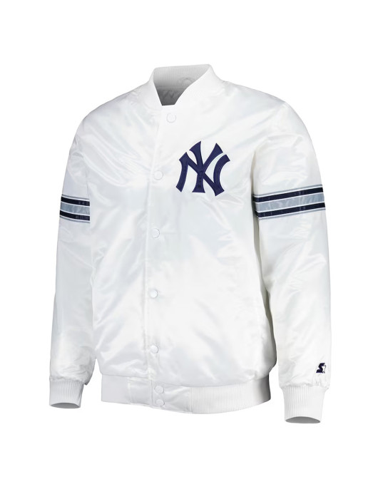 White Power Forward New York Yankees Jacket