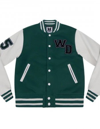 Wicked Letterman Green Varsity Jacket