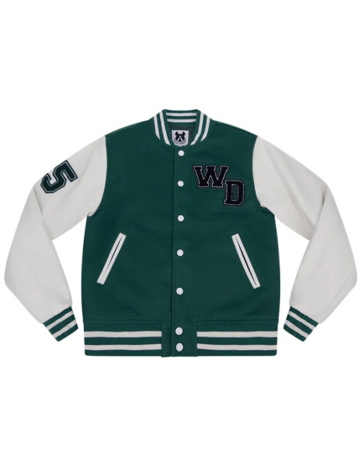 Wicked Letterman Green Varsity Jacket