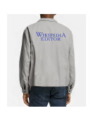 Wikipedia Editor Gray Jacket