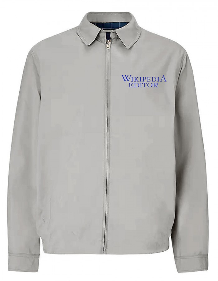 Wikipedia Editor Gray Jacket