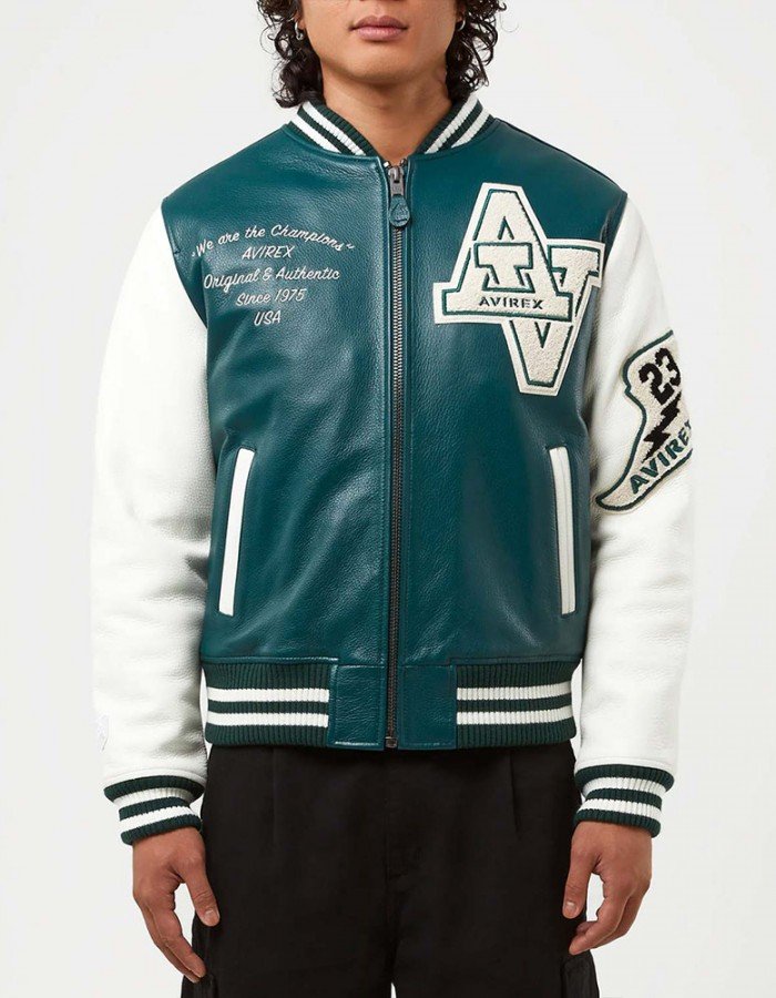Wildcat Champion Varsity Leather Jacket