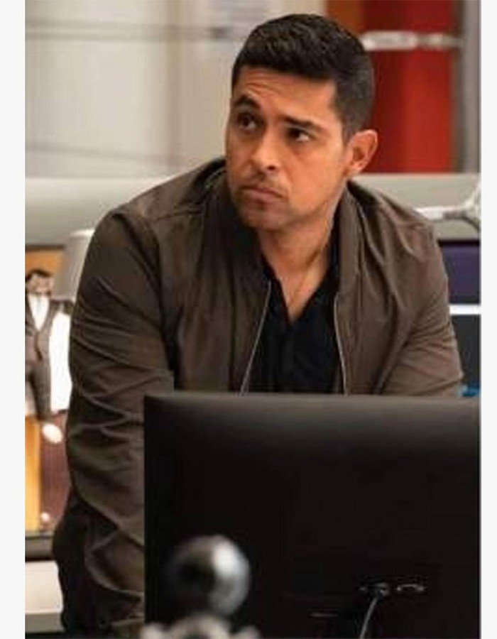 Wilmer Valderrama NCIS Bomber Brown Jacket
