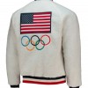 Winter Olympics Team USA 2022 Reversible Raglan Varsity Jacket
