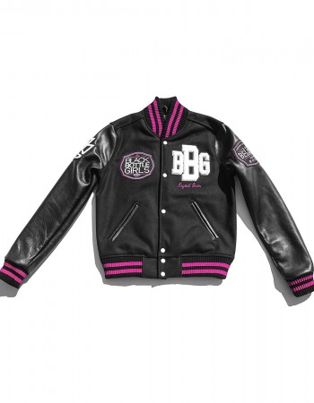 Women’s Black Bottle Girls Varsity Jacket