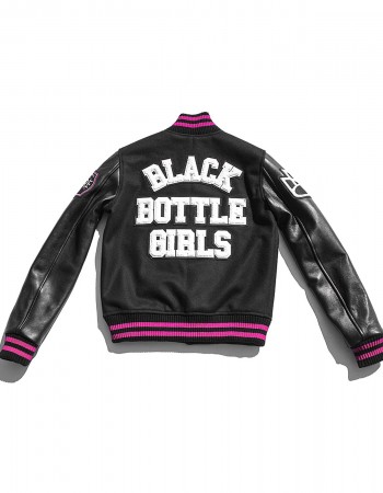 Women’s Black Bottle Girls Varsity Jacket