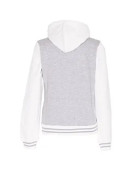 Women’s Letterman White Hoodie