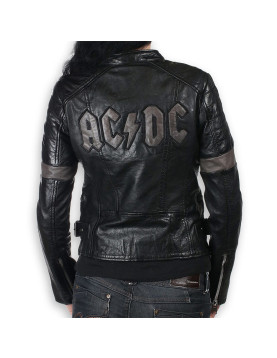 Women’s Megyn AC/DC Leather Jacket