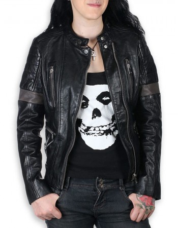 Women’s Megyn AC/DC Leather Jacket