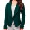 Women’s Open Front Hunter Green Wool Jacket