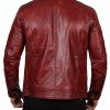 Wyoming Mens Wine Leather Jacket Wyoming Mens Wine Leather Jacket