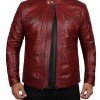Wyoming Mens Wine Leather Jacket Wyoming Mens Wine Leather Jacket