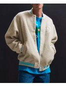 X Converse Golf Le Fleur Bomber Sherpa Jacket