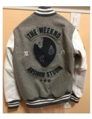XO The Weeknd HOB 10 Year Letterman White/Grey Jacket