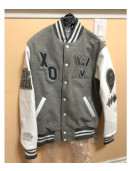 XO The Weeknd HOB 10 Year Letterman White/Grey Jacket