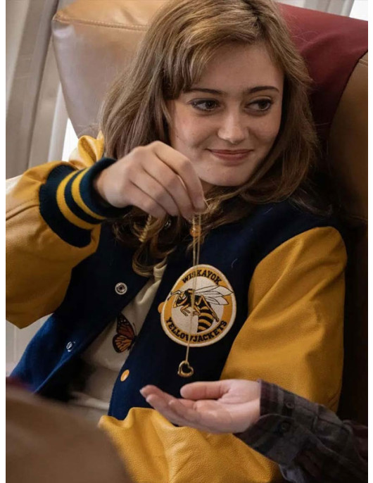 Yellowjackets Ella Purnell Letterman Jacket