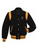 Yellowstone Dutton Ranch Teddy Wool Varsity Jacket