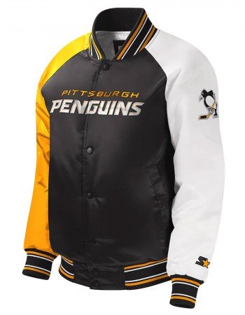 Youth Pittsburgh Penguins Varsity Satin Jacket