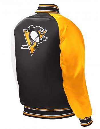 Youth Pittsburgh Penguins Varsity Satin Jacket