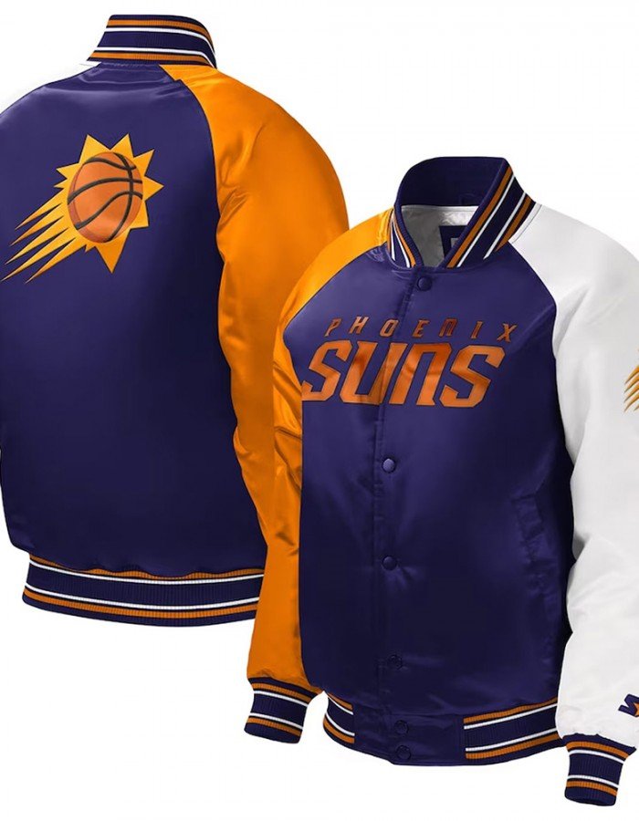 Youth Raglan Phoenix Suns Purple Jacket