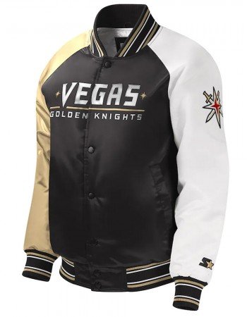 Youth Vegas Golden Knights Varsity Satin Jacket