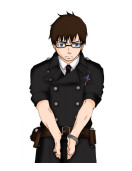 Yukio Okumura Blue Exorcist Wool Black Coat