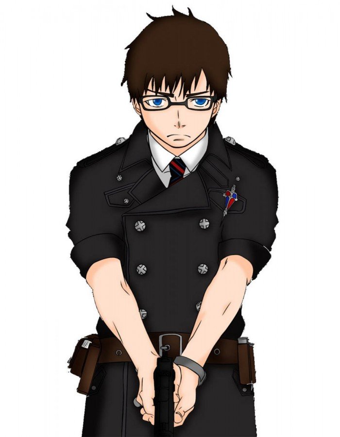 Yukio Okumura Blue Exorcist Wool Black Coat