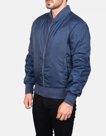 Zack Blue Bomber Jacket