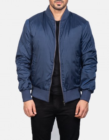 Zack Blue Bomber Jacket
