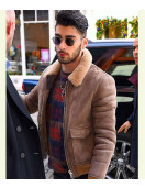 Zayn Malik Brown Suede Leather Jacket