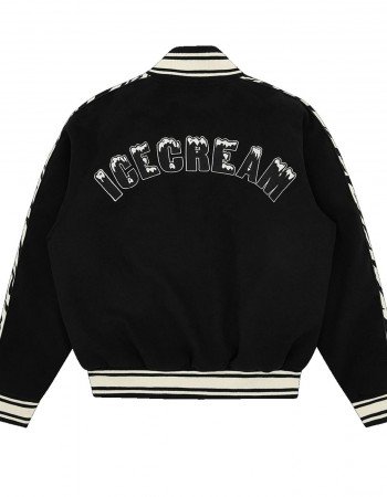 Zebra BBC Varsity Black Wool Jacket