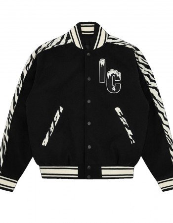 Zebra BBC Varsity Black Wool Jacket