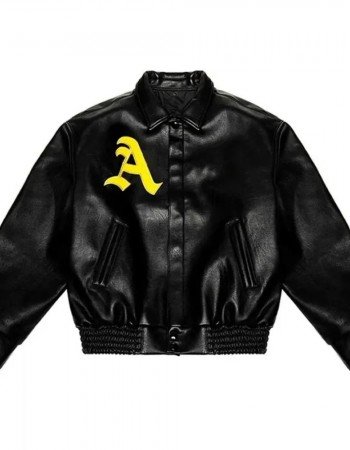 A Few Good Kids Letterman Black Leather Jacket