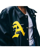 A Few Good Kids Letterman Black Leather Jacket