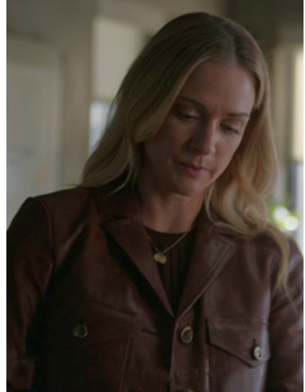 A.J. Cook's Leather Jacket from Criminal Minds S17