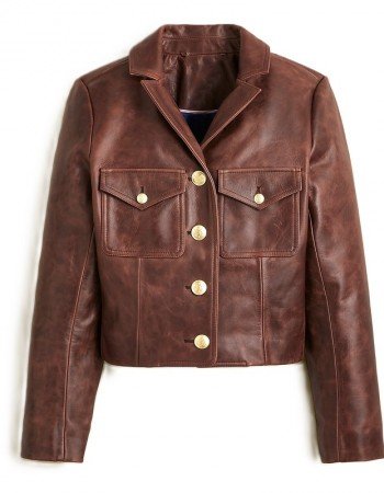 A.J. Cook's Leather Jacket from Criminal Minds S17